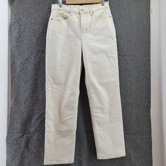 Old Navy Jeans Women's 6 Extra High Rise Sky Hi Straight Secret Smooth Pockets - Picture 2 of 16